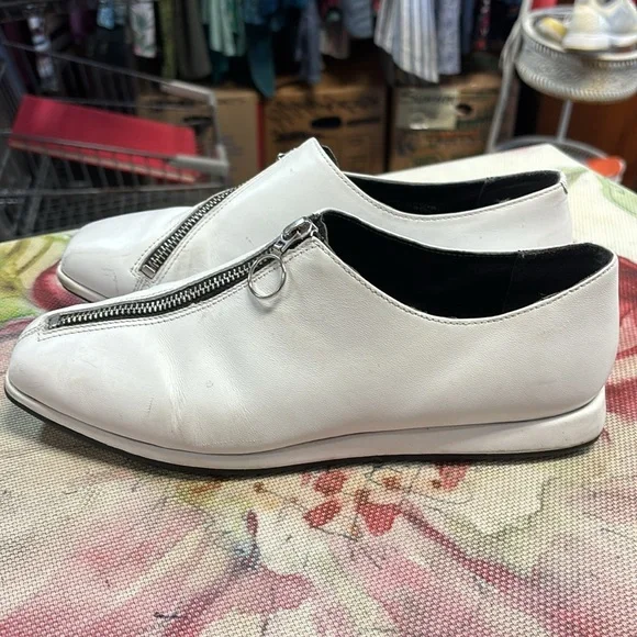 Camper Twins white leather flats shoes size EU 40 - Picture 2 of 9